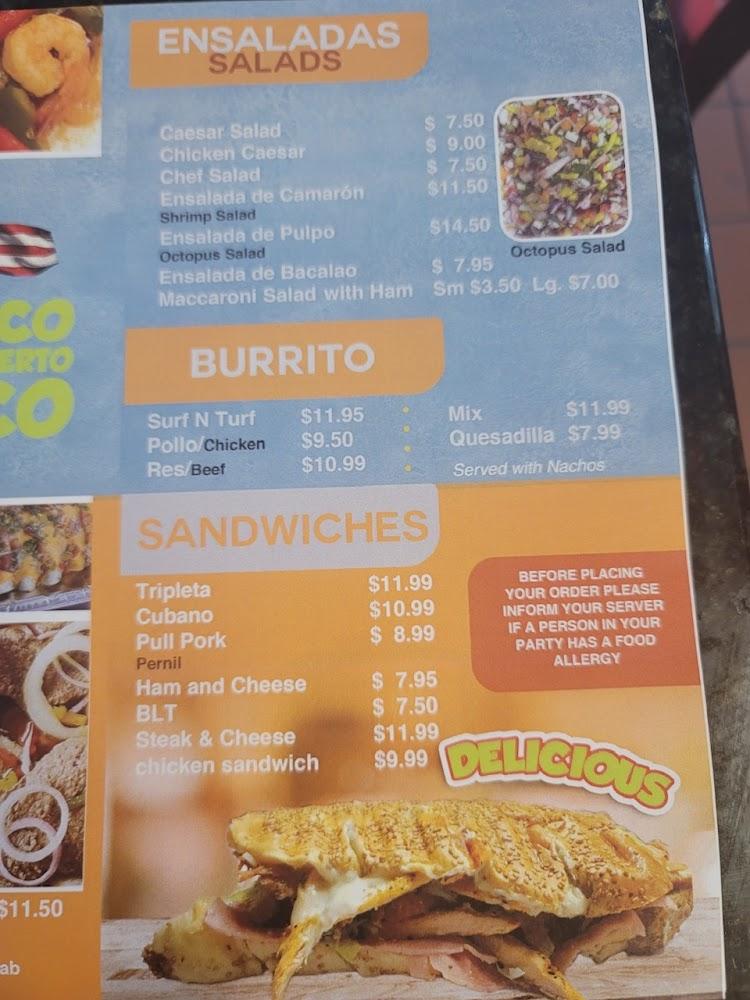 Bella Isla Express Menu image 2