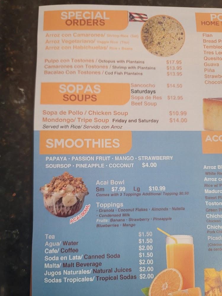 Bella Isla Express Menu image 3